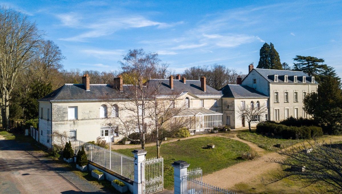 Le château de Pontourny, dans la commune de Beaumont-en-Véron (Xavier Sutter - agence AgoraStore)